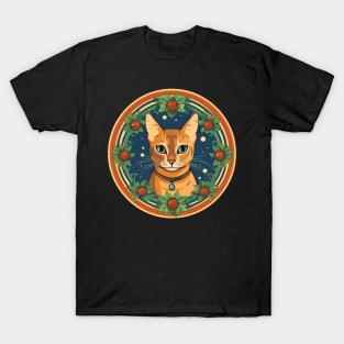 Abyssinian Cat Xmas Ornament, Love Cats T-Shirt